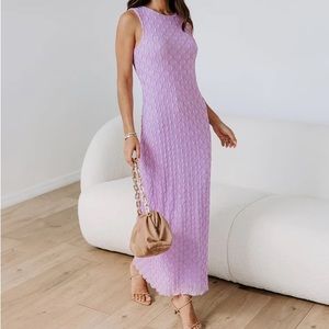 Textured Maxi Dress